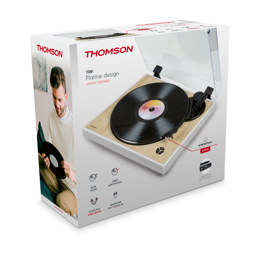 Design Plattenspieler TT301 THOMSON | Bigben Interactive Deutschland |  Bigben | Audio | Bigben Party | Thomson | Nacon | RIG